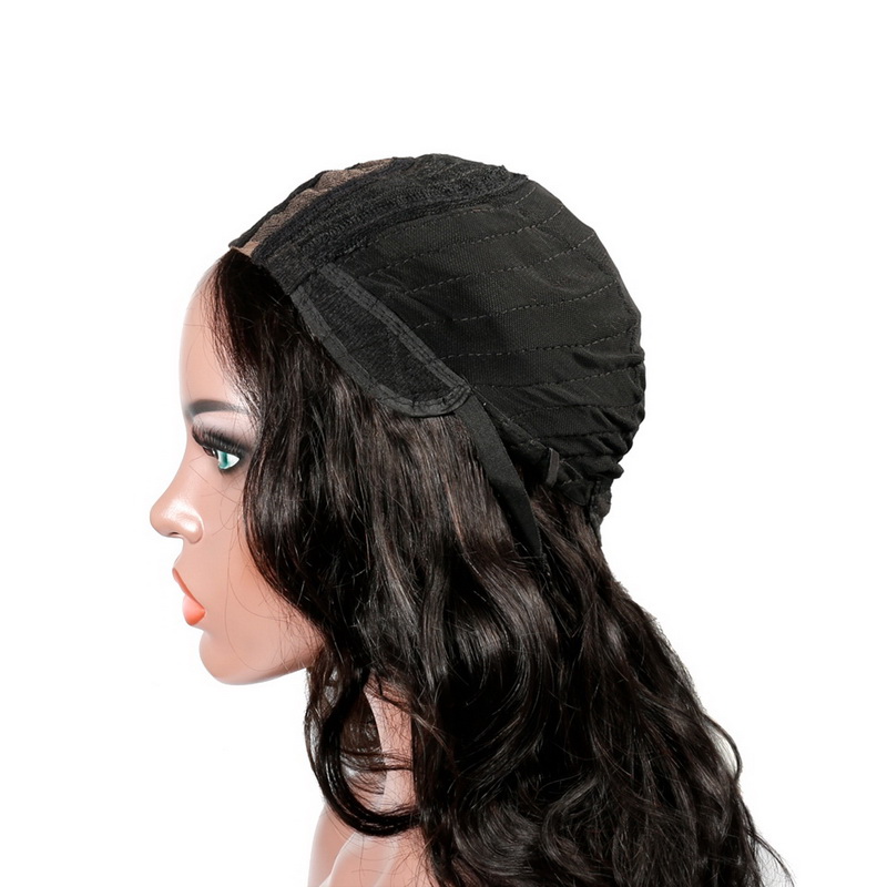 Virgin Human Hair V Part Lace Front Wigs - 图片 7